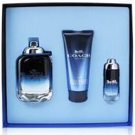 COACH GIFT/SET COACH NEW YORK BLUE BY COACH 3 PCS. 100M By COACH For MEN (Fragrance)