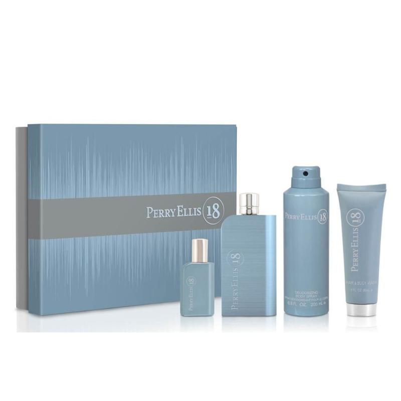Perry Ellis BY PERRY ELLIS PERRY ELLIS18(M)(H/B)4PC By For Men (Fragrance)