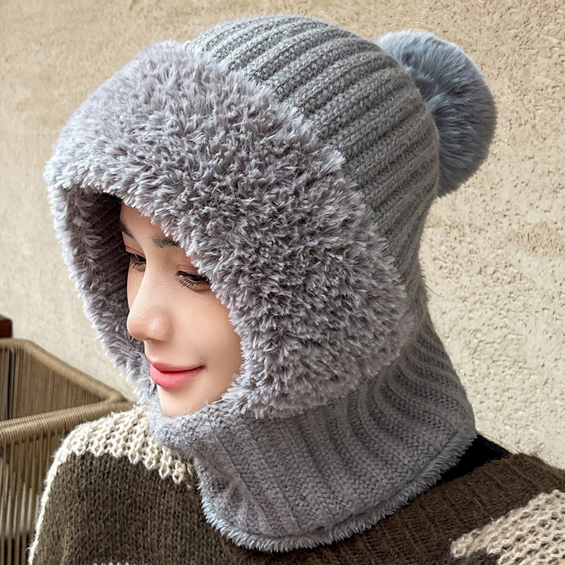  Multifunctional Hat Scarf One-piece Hat Neck Protection Bandana Warm