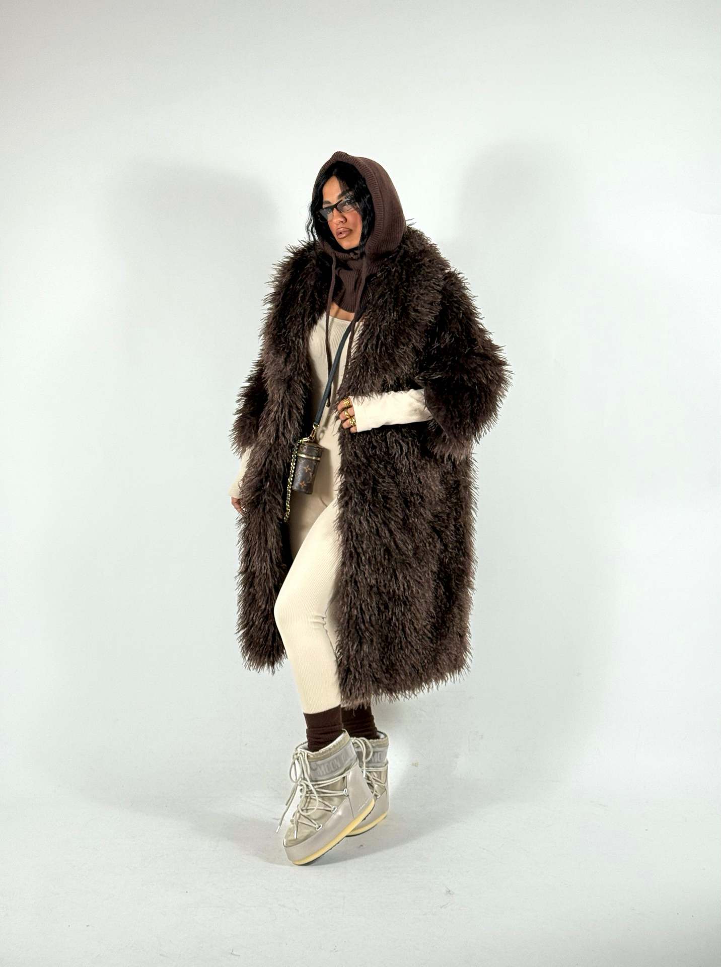  Women's Mid-length Coat Suit-collar Overcoat Extra-thick
