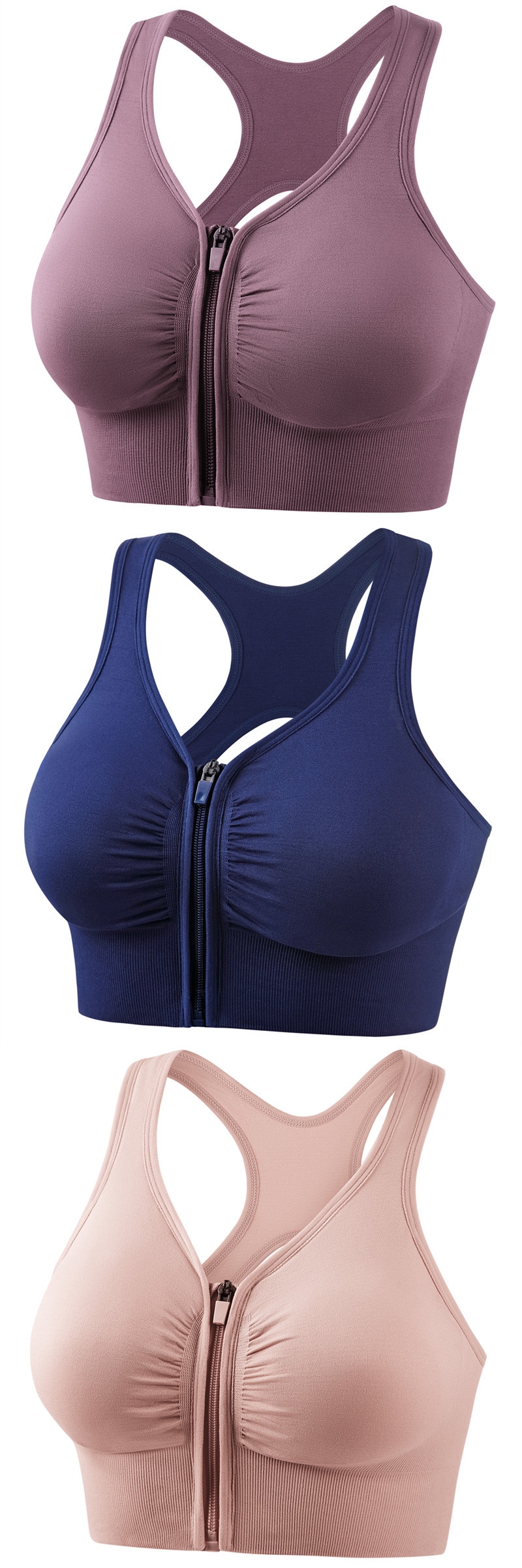  Shockproof Push Up Plus Size Running Yoga Fitness Sports Bra