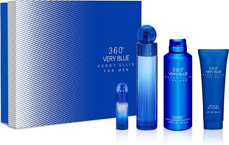 PERRY ELLIS GIFT/SET 360 VERY BLUE BY PERRY ELLIS 4 PCS. 3. By PERRY ELLIS For MEN (Fragrance)