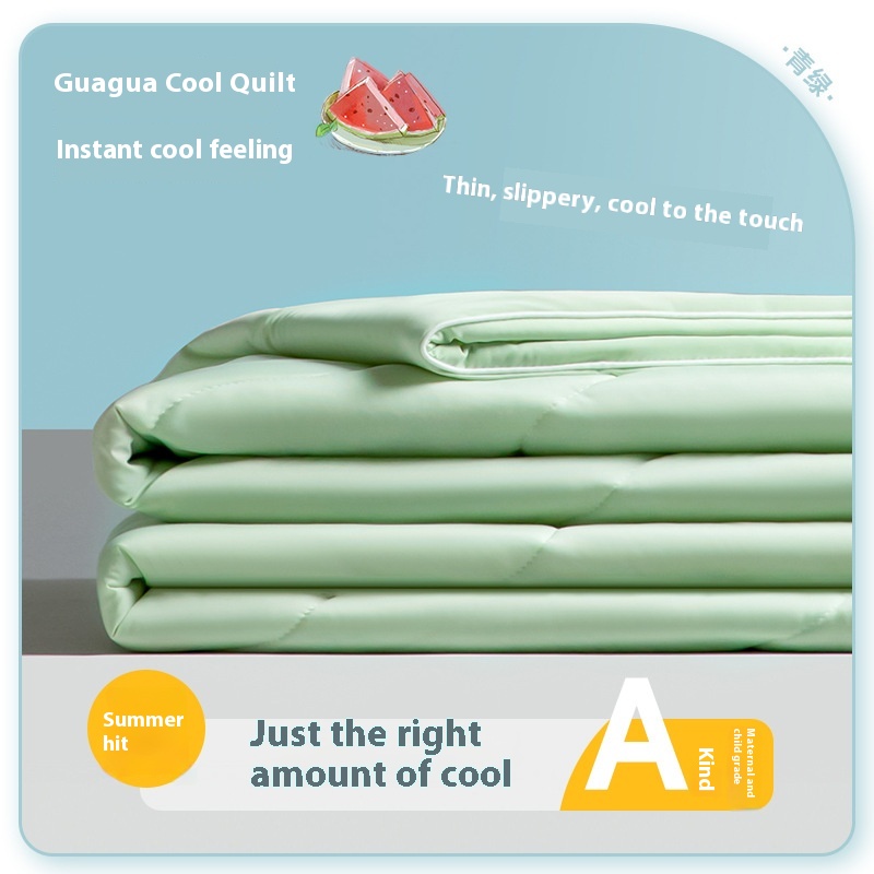 New Spandex Cool Silk Summer Quilt Ice Cream Airable Cover Machine Washable Summer Blanket