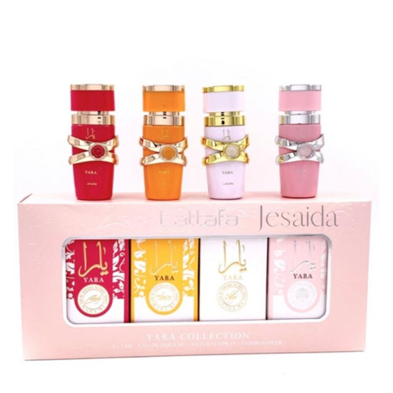 Lattafa BY LATTAFA LATTAFA YARA(W)(DF)4PC MINI SET(4 X 5ML By For WOMEN (Fragrance)