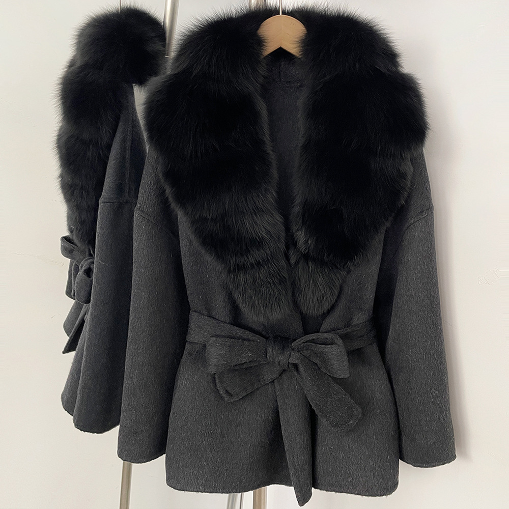Black Sleeveless Wool
