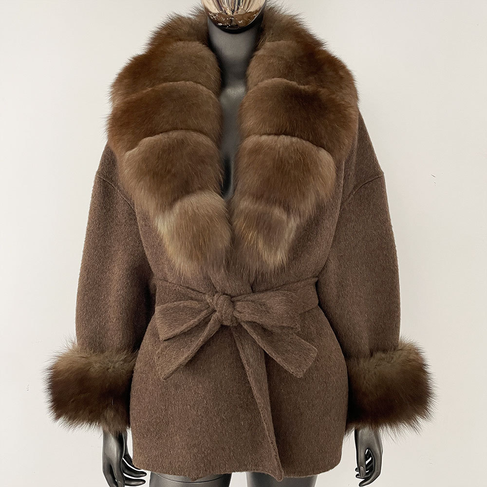 Brown add Faux Mink