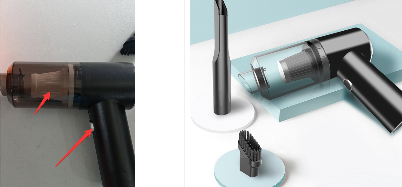  Wireless Car Vacuum Cleaner Portable Handheld High-power Vacuum Cleaner For Car Home Office Keyboard Cleaning