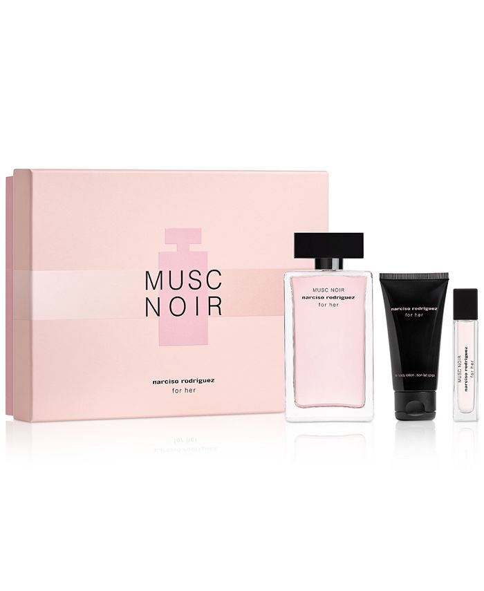 NARCISO RODRIGUEZ NARCISO RODRIGUEZ MUSK NOIR 3 PCS. SET: 3.4 EDP SPRAY, By NARCISO RODRIGUEZ For WOMEN (Fragrance)