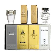 COACH PACO RABANNE 4PC MINIATURE SET MEN : ONE MILLION 5ML EDT + ONEMILLION 5ML PARFUM + INVICTUS 5ML EDT + PHANTOM 5ML FOR MEN. By For (Fragrance)