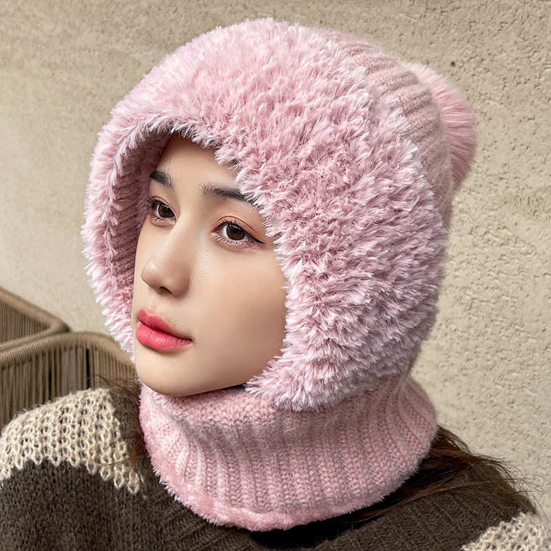  Multifunctional Hat Scarf One-piece Hat Neck Protection Bandana Warm