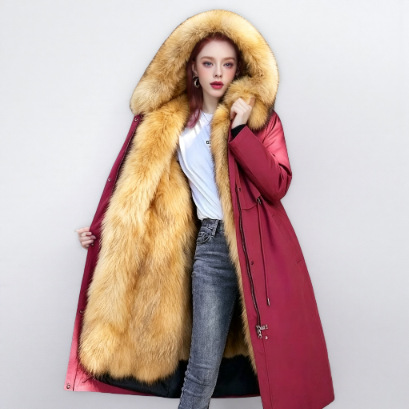 Wine Red Shell Golden Liner