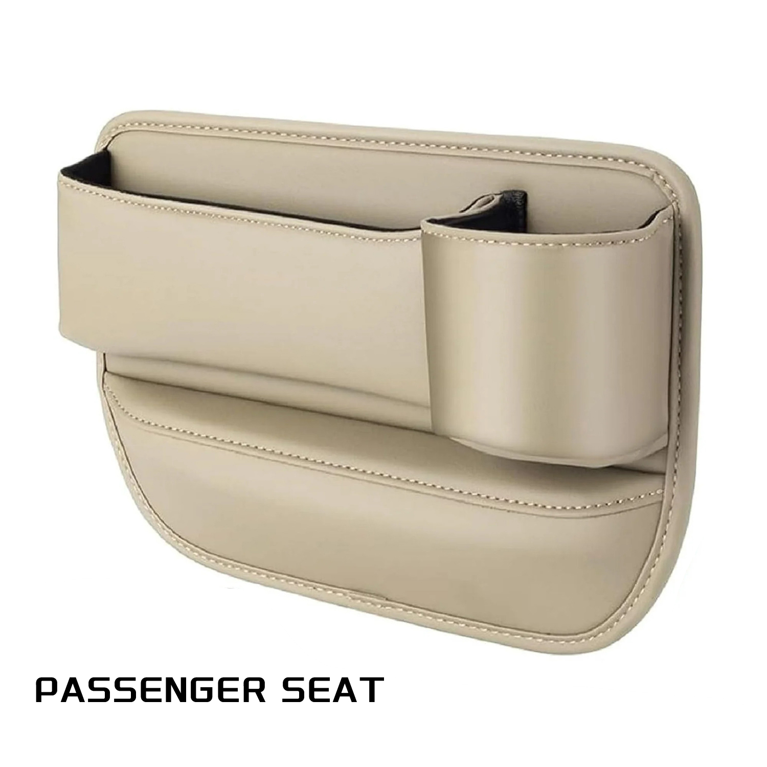  Car Seat Storage, New Upgraded Car Seat Storage Box With Cup Holder, Seat Gap Storage Box, Cup Holder Gap Bag For Car, Adjustable Car Seat Storage Box