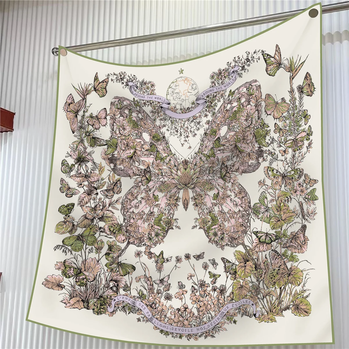  90cm Brand Square Scarf Women Fashion Floral Twill Silk Scarf Shawl Hijab Luxury Bandana Foulard Neckerchief Head Scarf For Lady