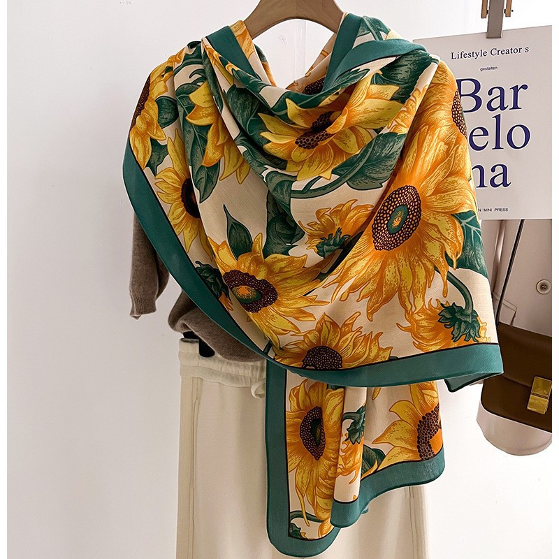 Color Matching Fashion Scarf Scarf Thin Warm Scarf Talma
