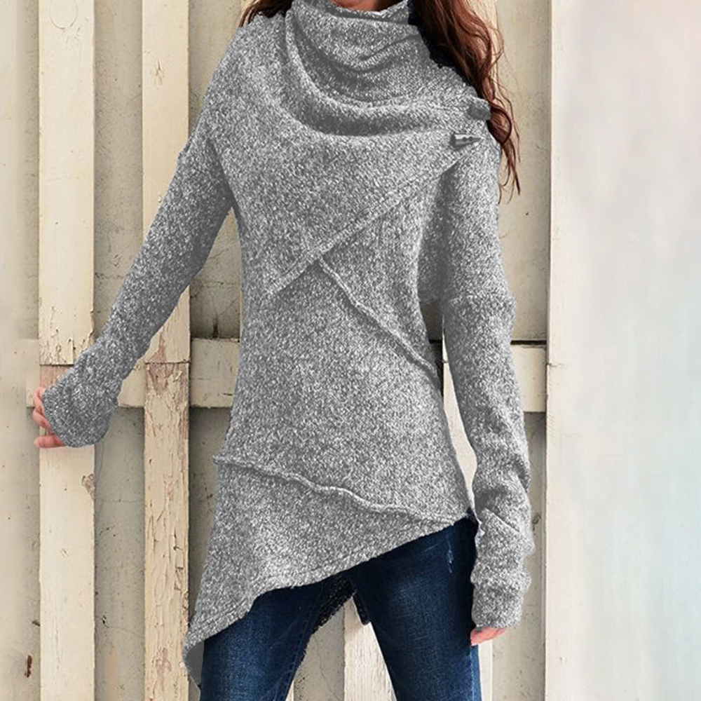  Long sleeve sweater coat