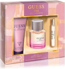 PARLUX GUESS 1981 LOS ANGELES 3 PCS. SET: By For SP,67 (Fragrance)
