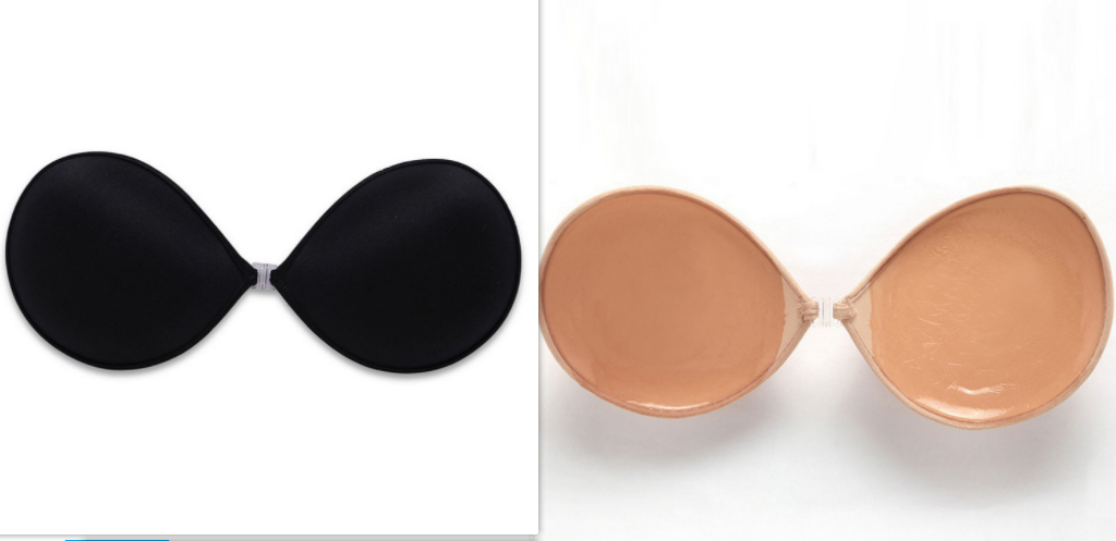  Breathable Seamless Push Up Strapless Invisible One Piece Silicone Bra