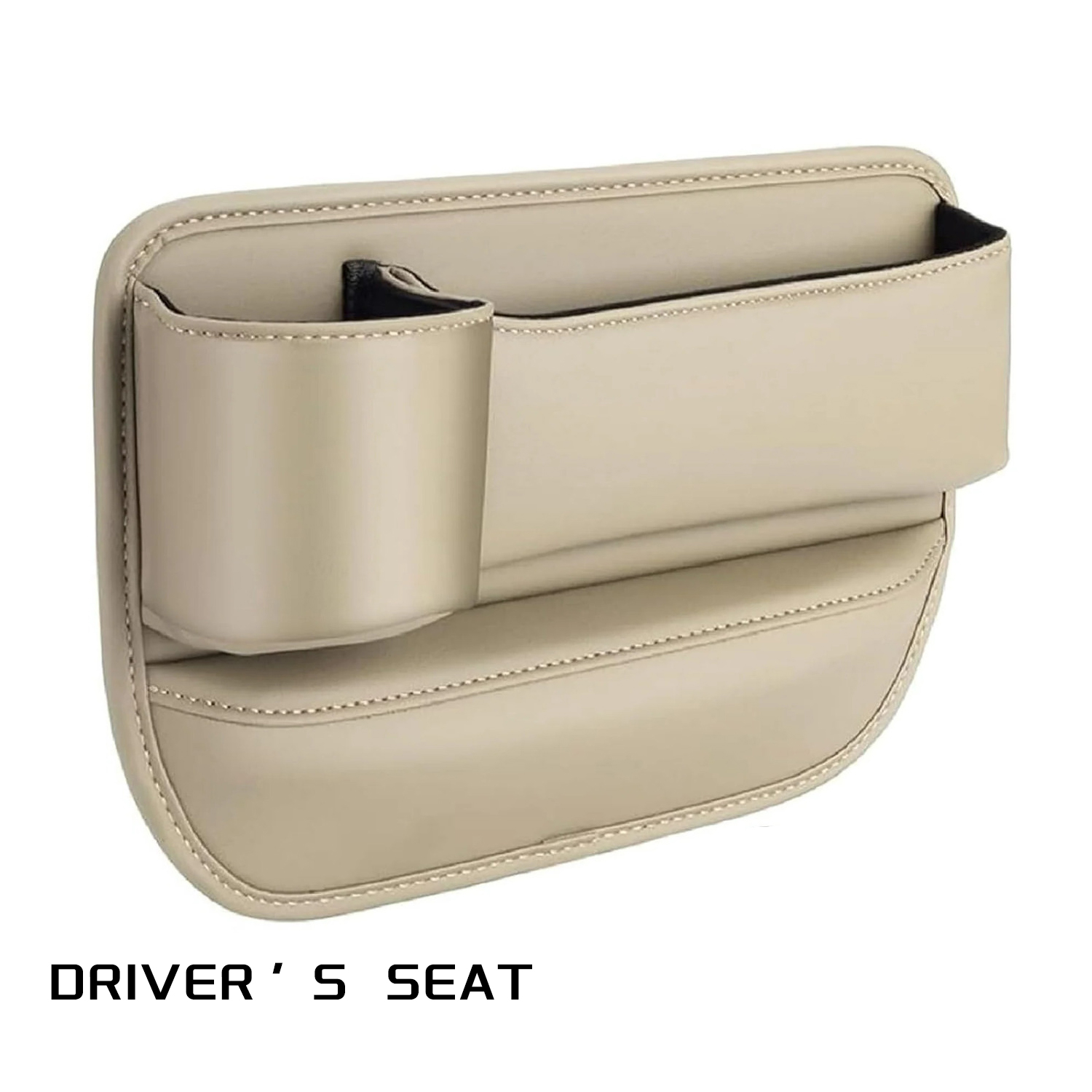  Car Seat Storage, New Upgraded Car Seat Storage Box With Cup Holder, Seat Gap Storage Box, Cup Holder Gap Bag For Car, Adjustable Car Seat Storage Box