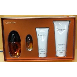 CALVIN KLEIN GIFT/SET OBSESSION 3PCS.(3.3 EDP SPRAY +.6. By CALVIN KLEIN For WOMEN (Fragrance)