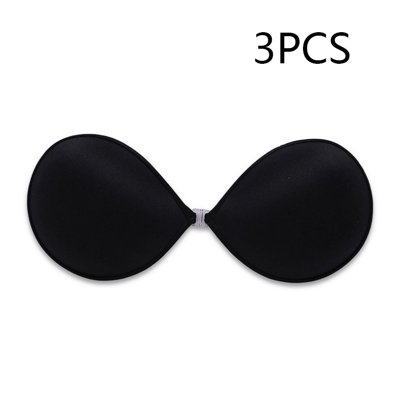  Breathable Seamless Push Up Strapless Invisible One Piece Silicone Bra