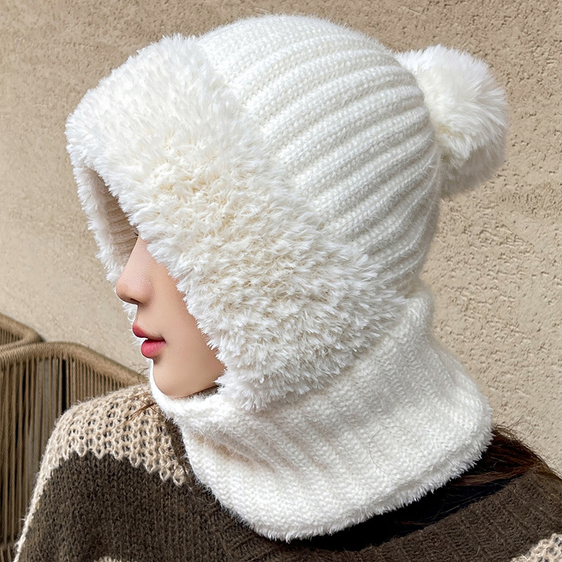  Multifunctional Hat Scarf One-piece Hat Neck Protection Bandana Warm