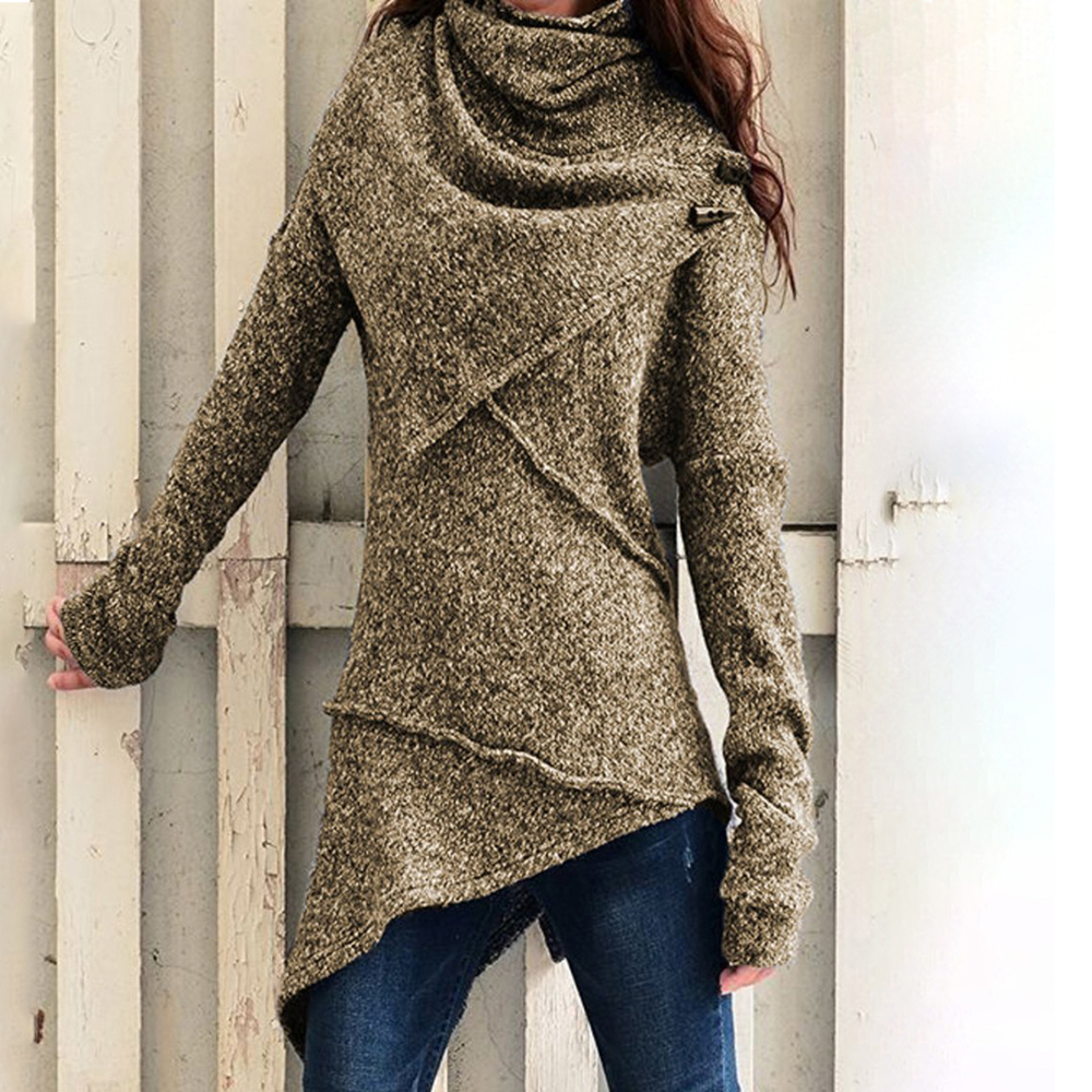  Long sleeve sweater coat
