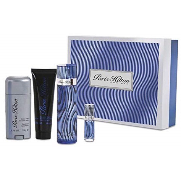 PARLUX GIFT/SET PARIS HILTON 4 PCS. 3.4 FL By PARLUX For MEN (Fragrance)
