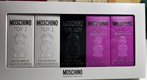MOSCHINO MOSCHINO 5 PCS. SET: TOY 2 + TOY 2 + TOY BOY + TOY 2 BUBBLEGUM + TOY 2 BUBBLEGUM WOMEN. By For (Fragrance)