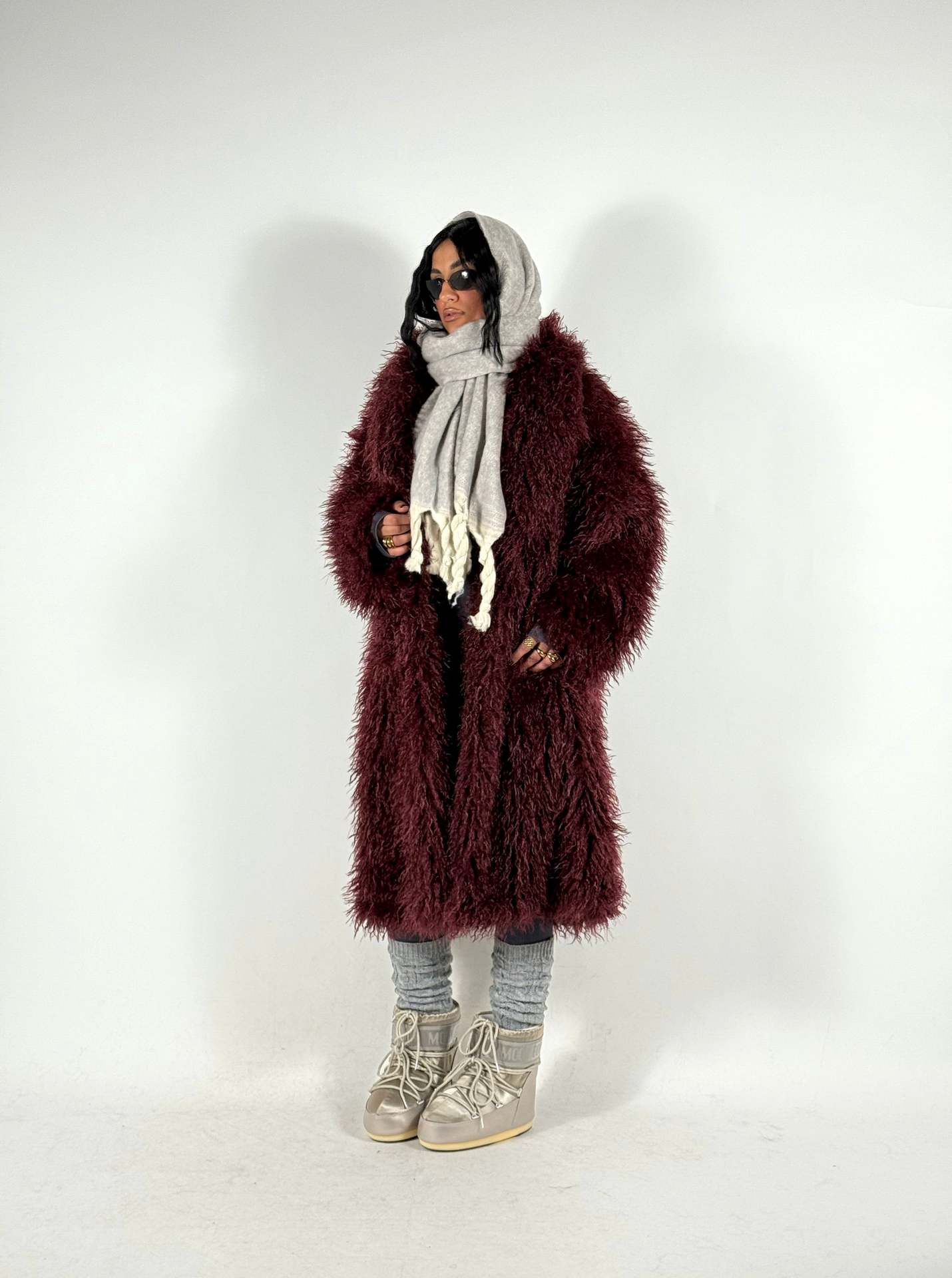  Women's Mid-length Coat Suit-collar Overcoat Extra-thick