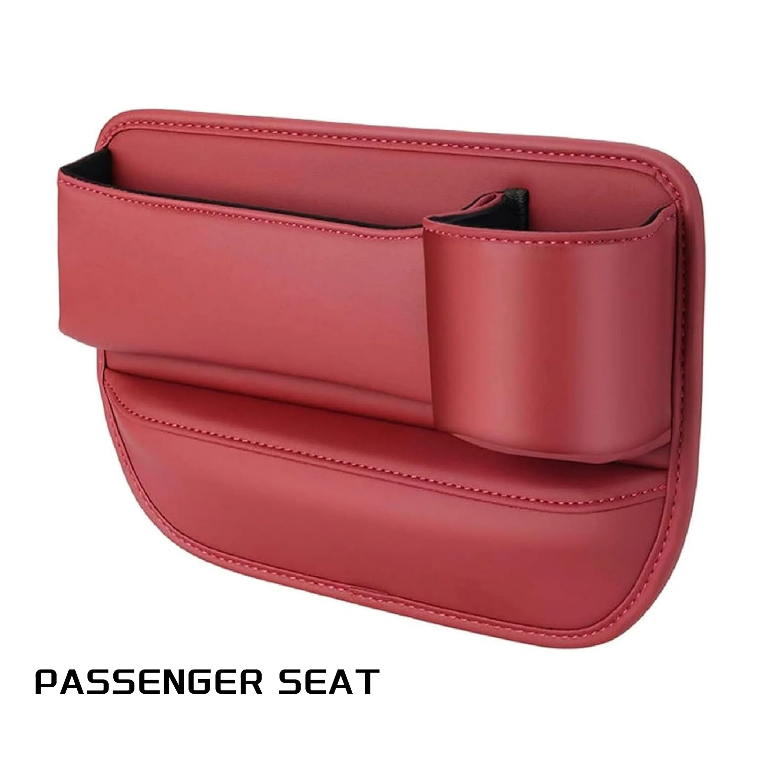  Car Seat Storage, New Upgraded Car Seat Storage Box With Cup Holder, Seat Gap Storage Box, Cup Holder Gap Bag For Car, Adjustable Car Seat Storage Box