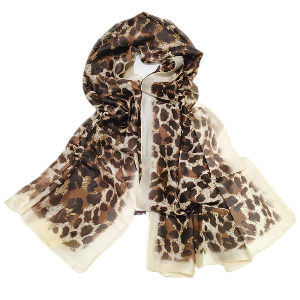  100% Natural Silk Scarf Women Luxury Brand Digital Print Flowers Silk Pashmina Shawl Female Long Bandana Foulard 2020 Oversize