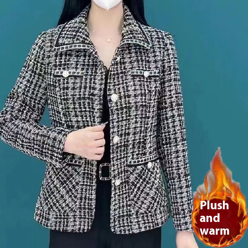  High-end All-match Temperament Western Style Oversized Short Women's Coat