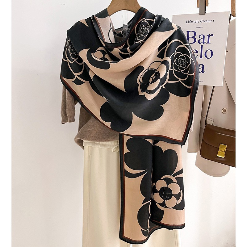 Color Matching Fashion Scarf Scarf Thin Warm Scarf Talma