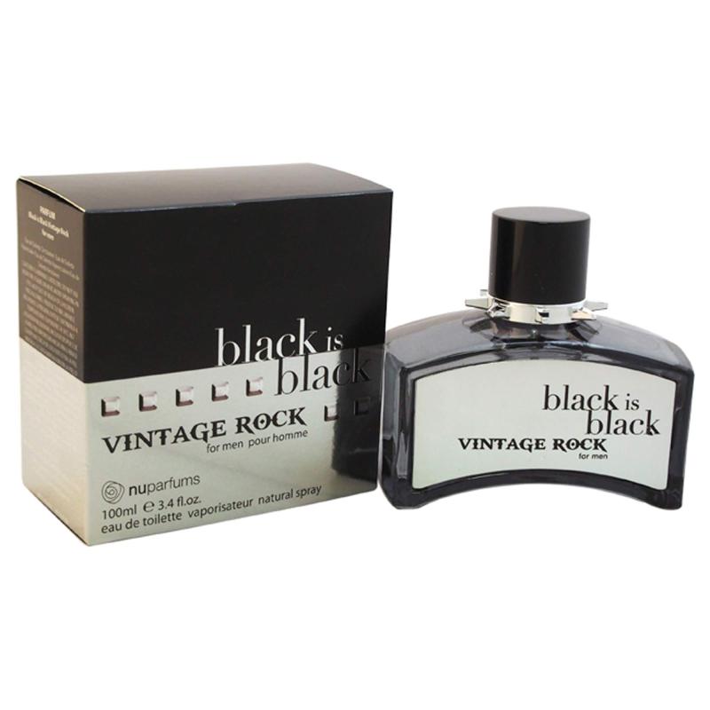 Men Perfume BLACK IS BLACK VINTAGE ROCK BY UNKNOWN By Men Perfume For Men (Fragrance)