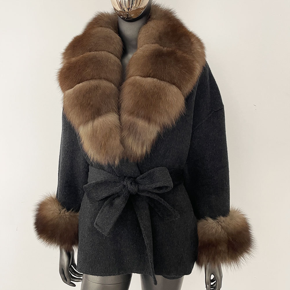 Black add Faux Mink