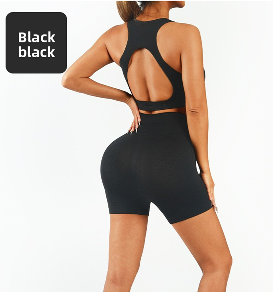  Workout Sets For Women 2 Piece High Waisted Seamless Leggings With Padded Stretchy Sports Bra Sets Gym Clothes