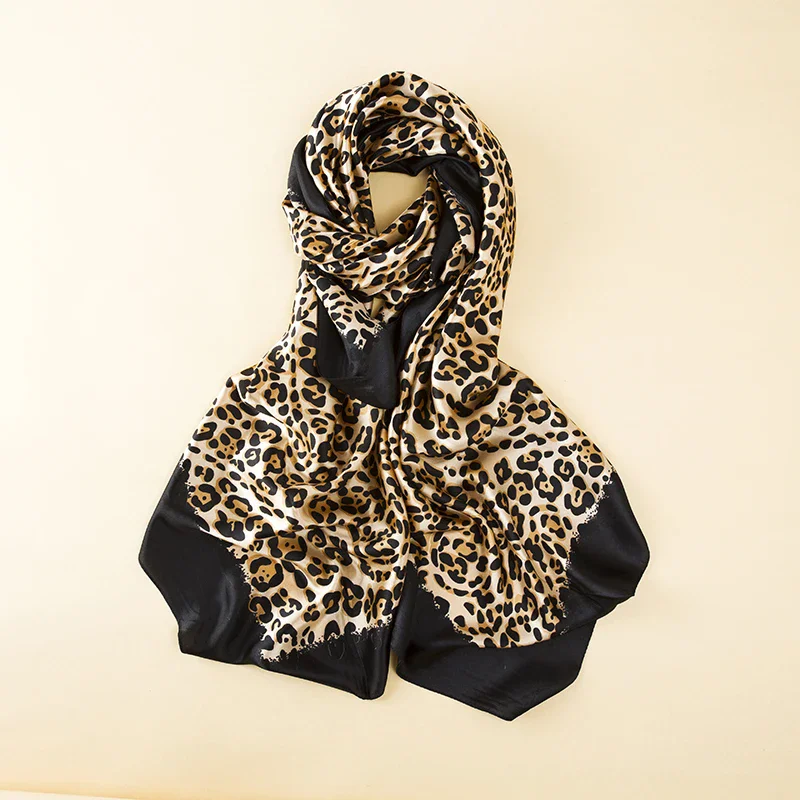 100% Natural Silk Scarf Women Luxury Brand Digital Print Flowers Silk Pashmina Shawl Female Long Bandana Foulard 2020 Oversize