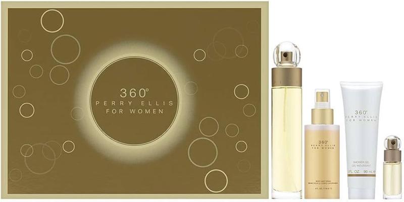 PERRY ELLIS GIFT/SET 360 4 PCS. 3.4 FL By PERRY ELLIS For WOMEN (Fragrance)