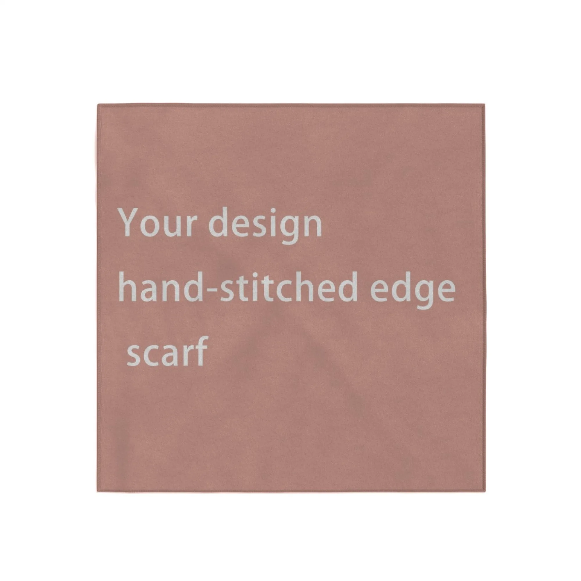  Customized Silk Scarf, Hand-Stitched Edge Trimming，Luxurious Gift-Giving Party Gathering，Customized Logo Design
