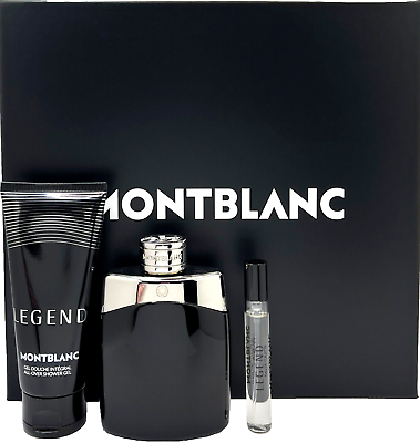MONT BLANC GIFT/SET LEGEND 3 PCS. 3.3 FL By MONT BLANC For Men (Fragrance)